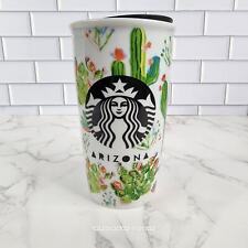 Starbucks 2016 Arizona Cactus 12 OZ Ceramic Travel Tumbler picture