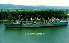 U.S.S. ROANOKE, AOR-7, Roanoke, Virginia, National Postcard picture
