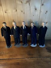 Vintage 6 Chalk Presidents 10” Tall. Kennedy,Ford ,Nixon,Eisenhower & Johnson picture