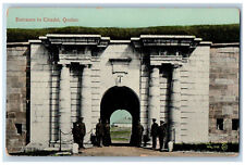 Quebec Canada Postcard Arch Entrance to Citadel c1910 Antique Unposted picture
