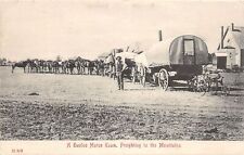 J36/ Harlowton Montana Postcard c1910 12-Horse Freight Wagon Men 91 picture