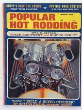 POPULAR HOT RODDING March 1965-CHEVY'S NEW 396, PONTIAC 2+2 vs GTO DRAG TEST picture