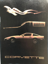 Vintage 1983 1984 Sexy corvette original color print / ad (H) picture
