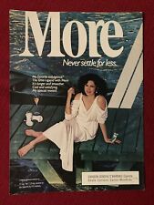 More Cigarettes Sexy Woman On Deck 1990 Print Ad - Great To Frame picture