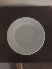 Vintage White 7 And 1/2-in Plates Porcelain by Schmidt Made in Brazil  picture