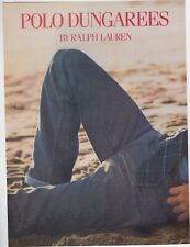 1984 Polo Dungarees Ralph Lauren Print Ad 8