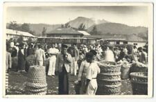 SUMATRA INDONESIA RPPC Market - 1940 Use Malaysia to Singapore, Censor, then USA picture