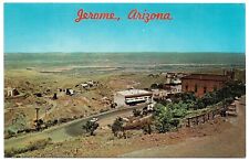 Jerome Ghost Town Arizona AZ Aerial View Verde Valley Vintage Postcard picture