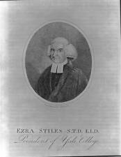 Ezra Stiles,1727-1795,President of Yale University,American Academic,Theologi... picture