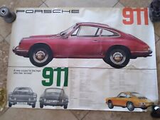 1964 Porsche 911 Showroom Poster Factory Original Rare picture
