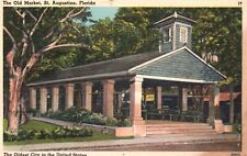 Postcard FL St Augustine Florida Old Market Linen Unposted Vintage PC H1634 picture