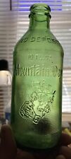 Vintage 1960s  MOUNTAIN DEW Bottle  HILLBILLY 10floz No Return picture