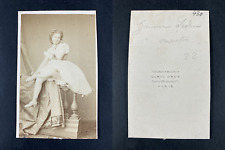 Grob, Paris, Jeanne Leduc, known as Rose Candle, actress vintage albumen print. picture