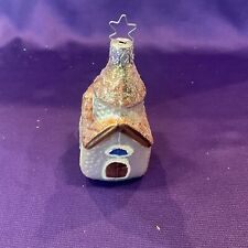 Old World Christmas  Church Chapel Ornament, 3.5 In. Germany. Inge-glass. (113). picture