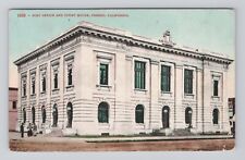 Postcard Post Office and Court House Fresno California Posted 1914 picture