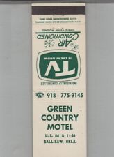 Matchbook Cover Green Country Motel Sallisaw, OK picture