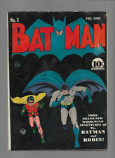 Batman #3 - CLASSIC GA Early Batman CGC 4.0 (R) Deslabbed picture