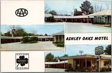 VALDOSTA Georgia Postcard ASHLEY OAKS MOTEL - Highway 41 Roadside c1960s Unused picture