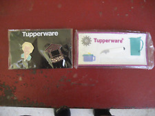 TUPPERWARE 2019 AWARD PINS (2) & MAGNETIC NAME TAG MIP   picture