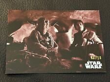 2019 Topps Star Wars Empire Strikes Back Black & White Red Hue /10 Card 55 NM picture