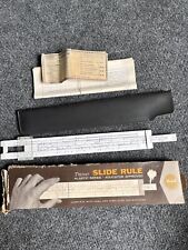 Vtg 1962 Model 120 Pickett Slide Rule Original Box Papers Manual Log Speed picture