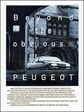 1991 Stately Mansion Peugeot Motors of America Car retro photo print ad ads81 picture