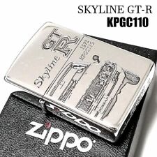 Zippo Nissan Skyline GT-R KPGC110 1973 Double Sided Etching Silver Lighter Japan picture