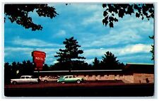 c1950's Alamo Plaza Motel Roadside Cars Tomahawk Wisconsin WI Vintage Postcard picture