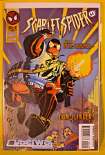 Marvel Scarlet Spider #2 - 1995 Direct Edition - Cyberwar Part 3 of 4 VG+ (Y2K) picture