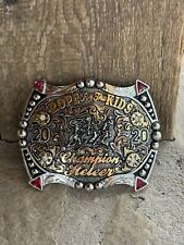 CHAMPION TROPHY RODEO BUCKLE-CHAMPION BULL HELEER- 2020 picture