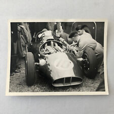 Vintage Racing Photo Photograph BRM Car Before Race picture