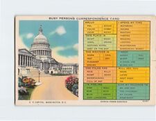 Postcard US Capitol Washington DC and Busy Person's Correspondence Card picture