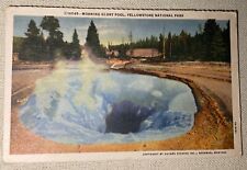 Morning Glory Pool, Yellowstone National Park Wyoming Postcard Unposted picture