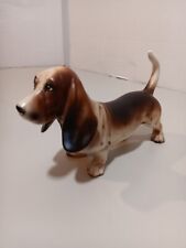 Vintage Ceramic Dog Figurine Basset Hound Approximately 5