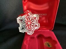 Vintage Waterford 1995 Crystal Snowflake Christmas Ornament picture