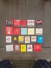 Vintage Matchbook Collection Lot Of 21 struck and unstruck picture