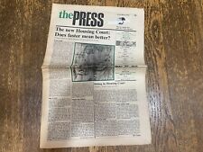 1974 The Press Newspaper New York City NY Ralph Nader Van Morrison Bus Transit picture