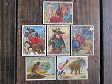1910 Hassan T53 OLD WEST Series Trading Cards Lot of 6 Oriental Smoke Cigarettes picture