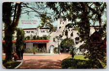 Original Old Vintage Postcard Glenwood Hotel Riverside California USA 1907 picture