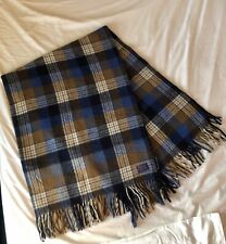 Vintage Pendleton Wool Blanket 74” X 50” Flannel Pattern Woolen Mills USA Made picture