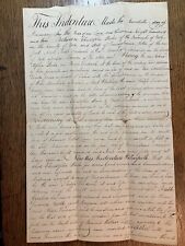 1813 LAND DEED - York Co, Penn. - CHRISTOPHER STOEHR -to- PHILIP FREDERICK picture