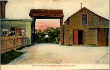 Old Toll Gate Near Bunker Bridge, Hudson NY 1910 Vintage Postcard OO1 picture