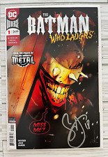 The Batman Who Laughs #1 - Signed Scott Snyder w/ COA (2018 DC Comics) NM picture