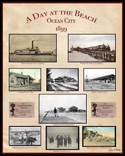 A Day at the Beach Ocean City Md 1899 Poster , picture