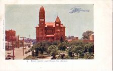 San Antonio Texas TX Bexar County Court House c1906 Vintage Postcard A/T picture