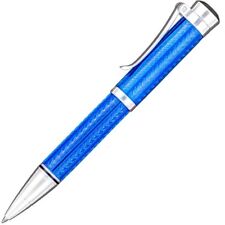 5280 Majestic Blue Chevron Ballpoint Pen picture