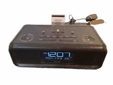 iHome IDL43W Dual Charging Stereo FM Clock Radio With Lightning Dock and USB picture