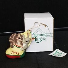 Vtg Charming Tails 1995 Annual Christmas Ornament Fitz & Floyd  picture