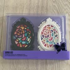 Anna Sui Limited Beauty Mirror Duo Stained Glass Design Travel Exclusive picture