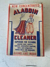 Unopened Aladdin Cleaner Box  Wash Day Laundry Soap Collectible picture